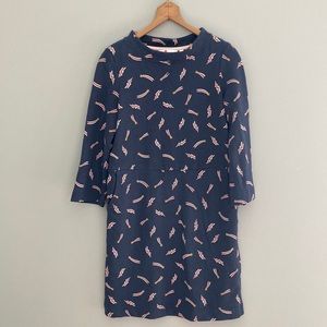 BODEN Size 4 Shooting Star Quarter Sleeve Boden Tunic